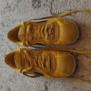 Nike Vibrant Yellow Athletic Shoes